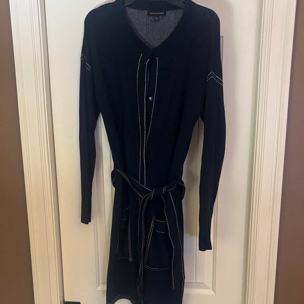 Banana Republic Black Sweater Dress